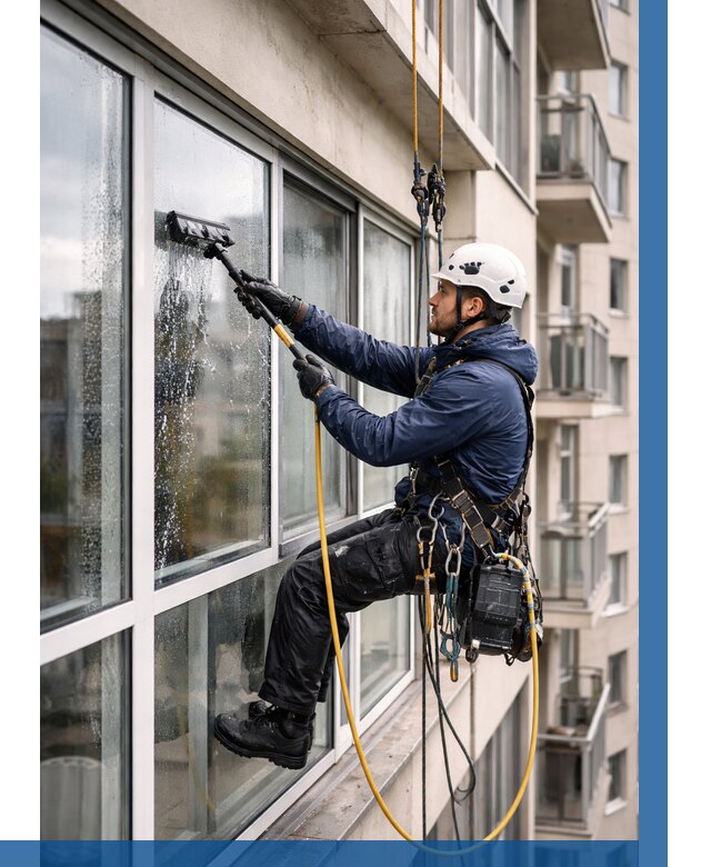 Мойка балконного остекления в Верхнем Уфалее от 3582 р. | ВЫСОТНИК-Врф