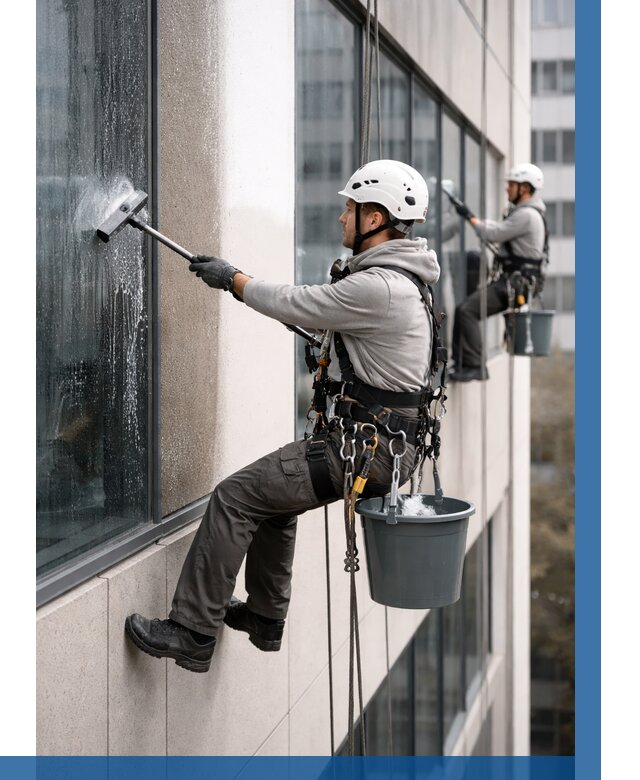 Мойка фасадов зданий в Верхнем Уфалее под ключ от 358 р. | ВЫСОТНИК-Врф