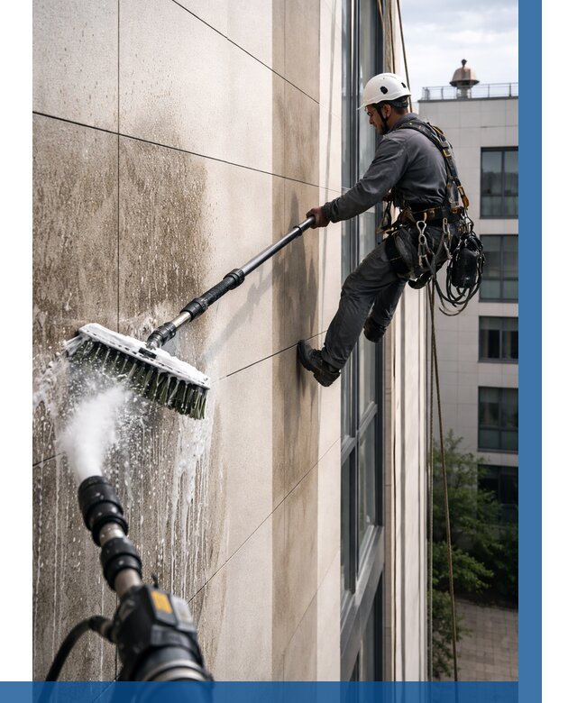 Мойка фасада из керамогранита в Верхнем Уфалее от 307 р. | ВЫСОТНИК-Врф