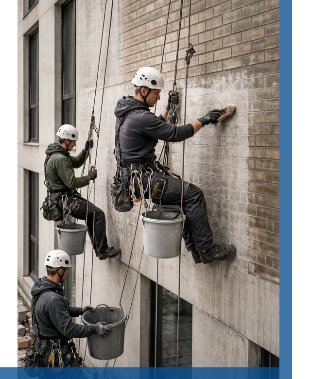 Удаление высолов с фасада в Верхнем Уфалее от 256 р. | ВЫСОТНИК-Врф