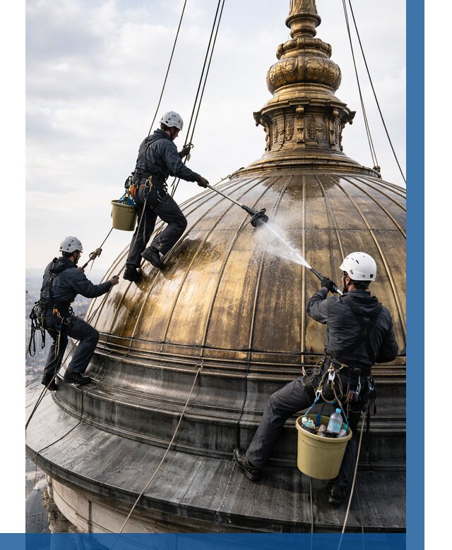 Мойка куполов и шпилей в Верхнем Уфалее от 8187 р. - заказать | ВЫСОТНИК-Врф
