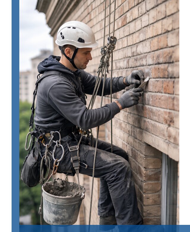 Качественный ремонт кирпичной кладки фасада в Верхнем Уфалее с гарантией