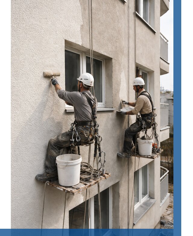 Нанесение короеда на фасад в Верхнем Уфалее от 461 р. | ВЫСОТНИК-Врф