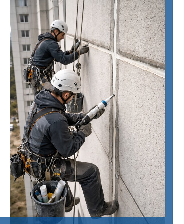 Герметизация межпанельных швов в Верхнем Уфалее от 716 р. | ВЫСОТНИК-Врф