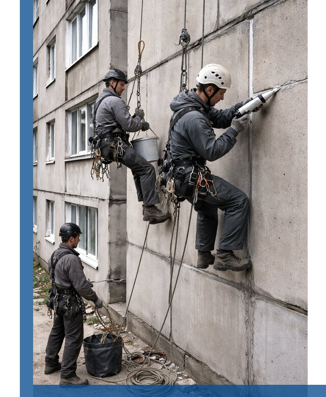 Герметизация межпанельных швов в Верхнем Уфалее с гарантией герметичности