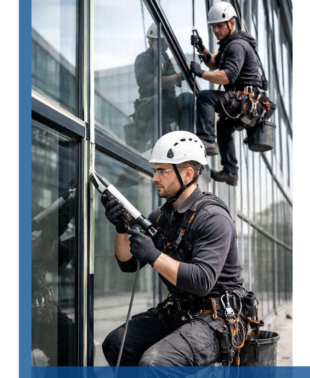 Герметизация витражных швов в Верхнем Уфалее для зданий и фасадов