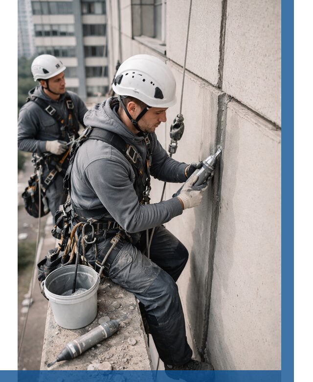 Ремонт деформационных швов здания в Верхнем Уфалее от 1023 р. | ВЫСОТНИК-Врф