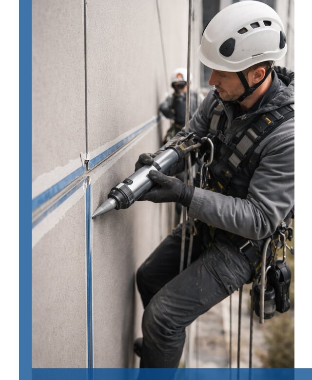 Герметизация стыков фасадных панелей в Верхнем Уфалее качественно и быстро