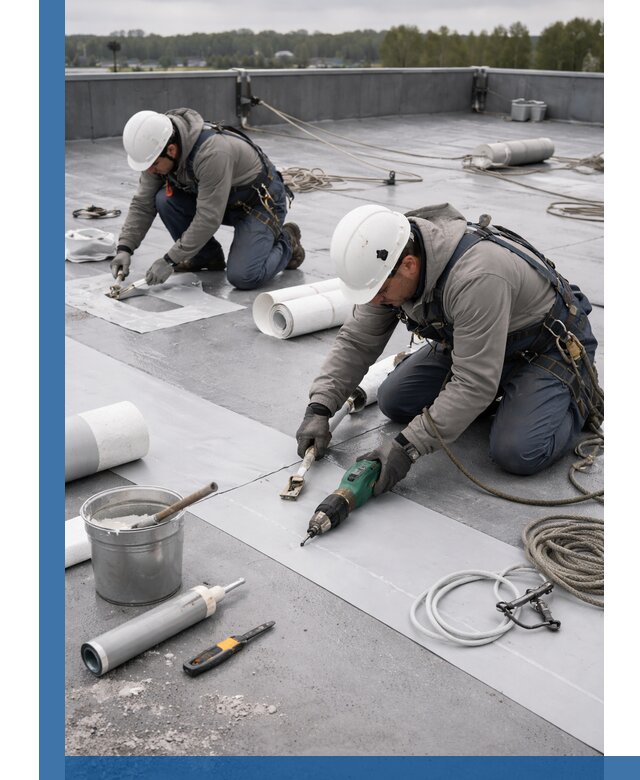 Ремонт мембранной кровли в Верхнем Уфалее качественно и с гарантией