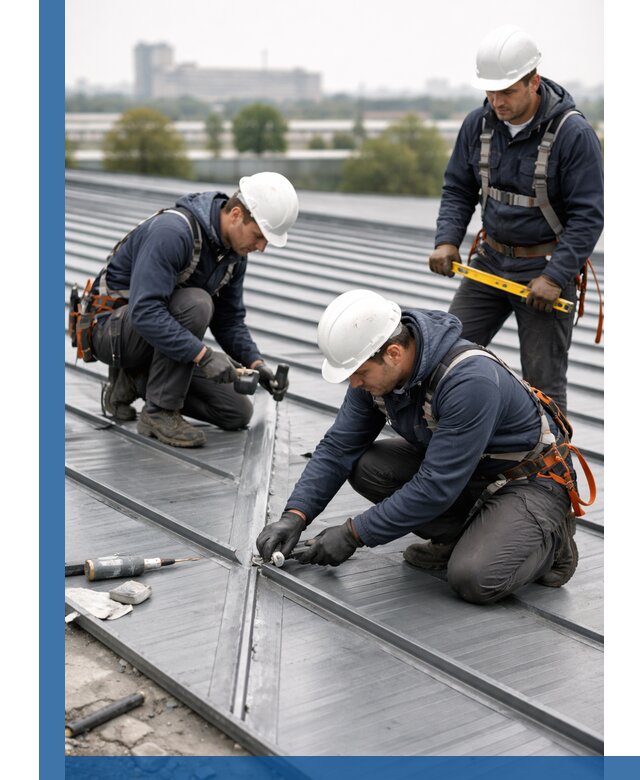 Ремонт фальцевой кровли в Верхнем Уфалее срочно и качественно