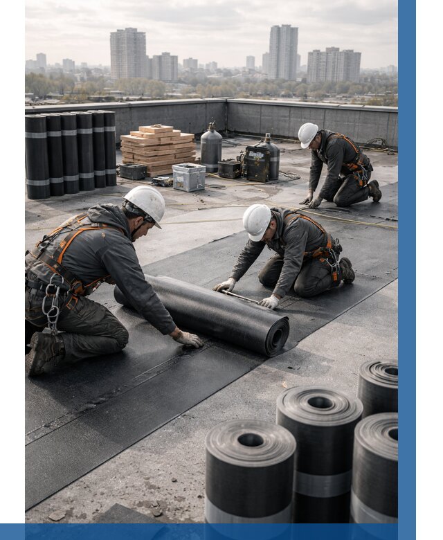 Монтаж мягкой кровли под ключ в Верхнем Уфалее от 461 р. | ВЫСОТНИК-Врф