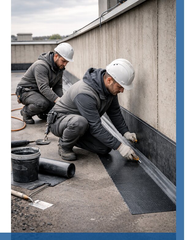 Гидроизоляция примыканий на кровле в Верхнем Уфалее от 921 р. | ВЫСОТНИК-Врф