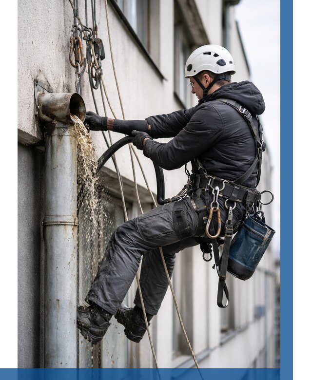 Прочистка водосточных труб в Верхнем Уфалее от 3582 р. | ВЫСОТНИК-Врф