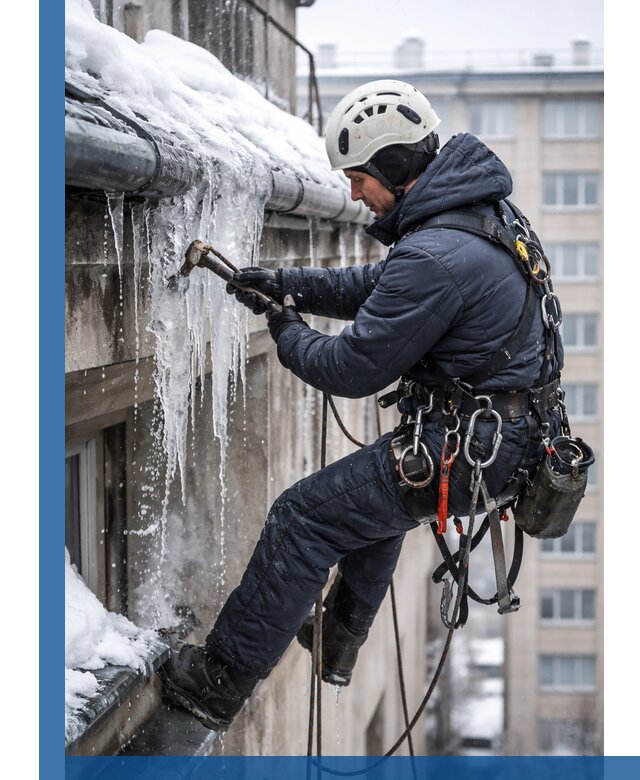 Удаление наледи и чистка водостоков в Верхнем Уфалее оперативно и безопасно