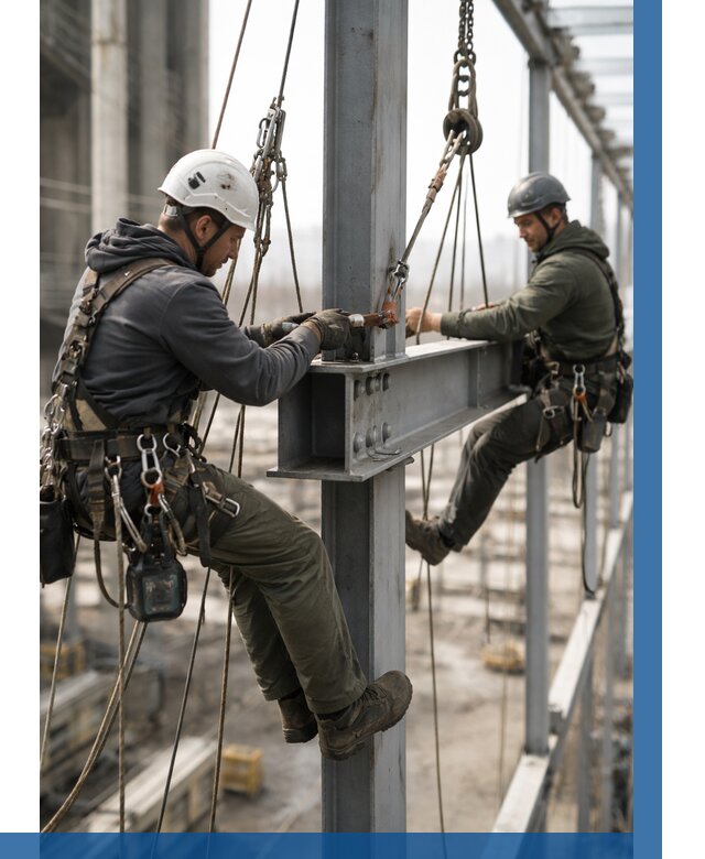 Монтаж металлоконструкций на высоте в Верхнем Уфалее от 3582 р. | ВЫСОТНИК-Врф