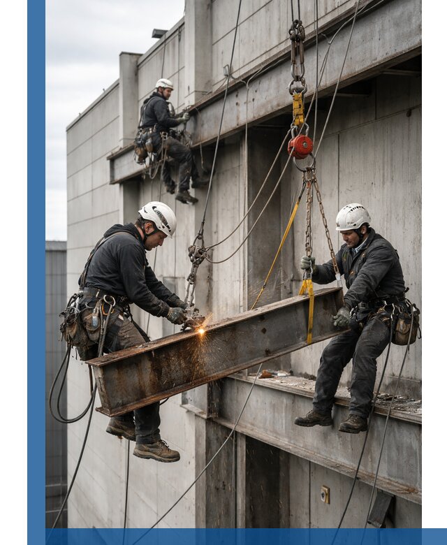 Демонтаж металлоконструкций на высоте в Верхнем Уфалее под ключ