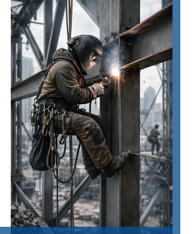 Высотные сварочные работы в Верхнем Уфалее от 3582 р. | ВЫСОТНИК-Врф