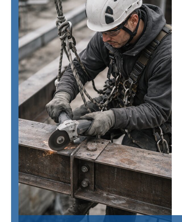 Резка металла на высоте в Верхнем Уфалее для зданий и конструкций