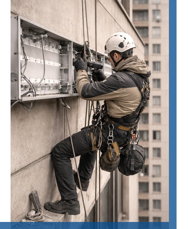 Ремонт вывески на высоте в Верхнем Уфалее от 4605 р. | ВЫСОТНИК-Врф