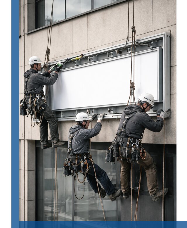 Профессиональный монтаж светового короба под ключ в Верхнем Уфалее