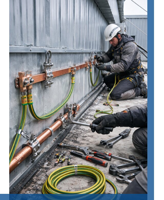 Монтаж заземления здания в Верхнем Уфалее от 25585 р. | ВЫСОТНИК-Врф