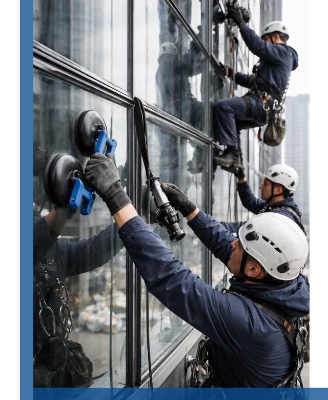 Радиусное остекление фасадов под ключ в Верхнем Уфалее с гарантиями