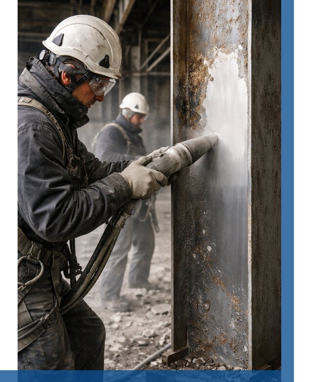 Удаление старой краски с металла в Верхнем Уфалее от 461 р. | ВЫСОТНИК-Врф