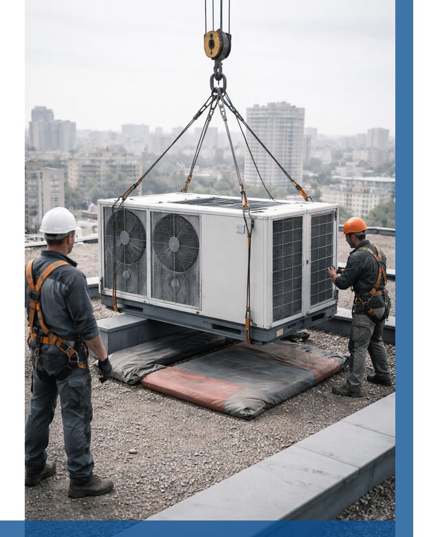 Подъем груза на крышу в Верхнем Уфалее от 5117 р. | ВЫСОТНИК-Врф заказать