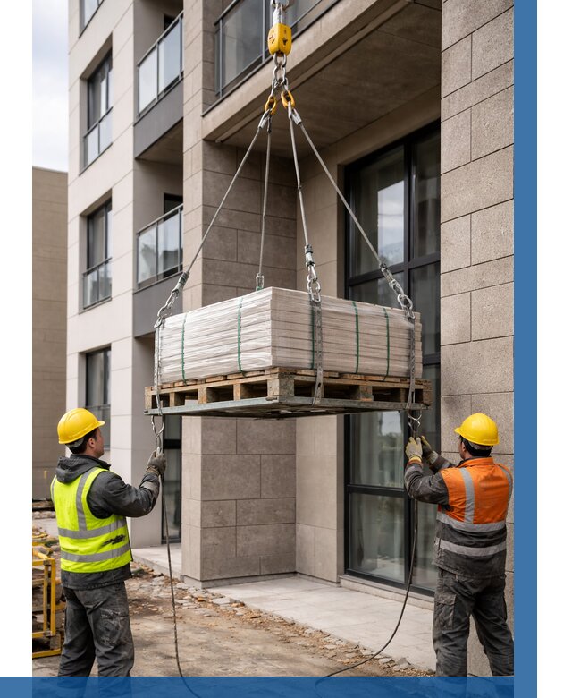 Подъем керамогранита на этаж в Верхнем Уфалее от 3582 р. | ВЫСОТНИК-Врф