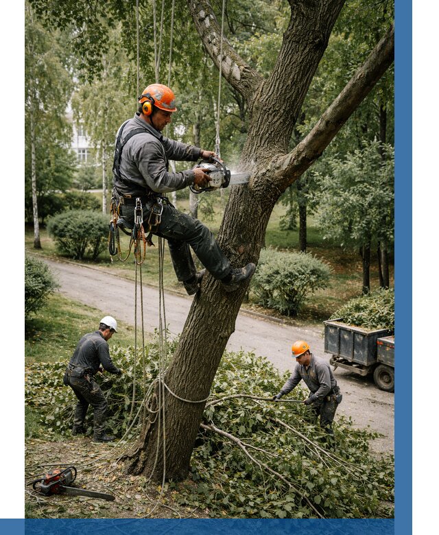 Кронирование деревьев в Верхнем Уфалее от 6652 р. | ВЫСОТНИК-Врф