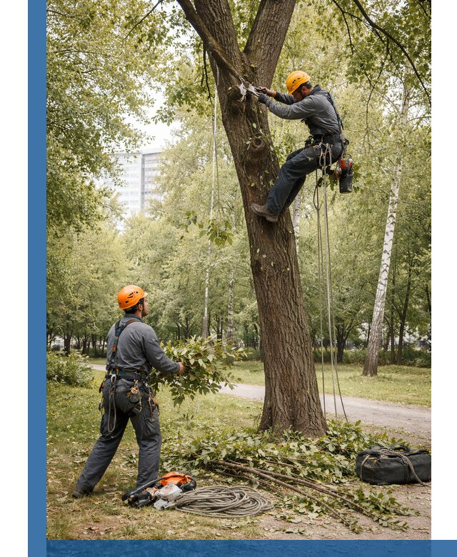 Санитарная обрезка деревьев в Верхнем Уфалее, профессионально и безопасно