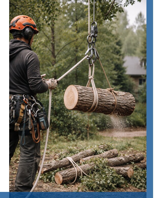 Валка деревьев частями в Верхнем Уфалее от 7676 р. | ВЫСОТНИК-Врф
