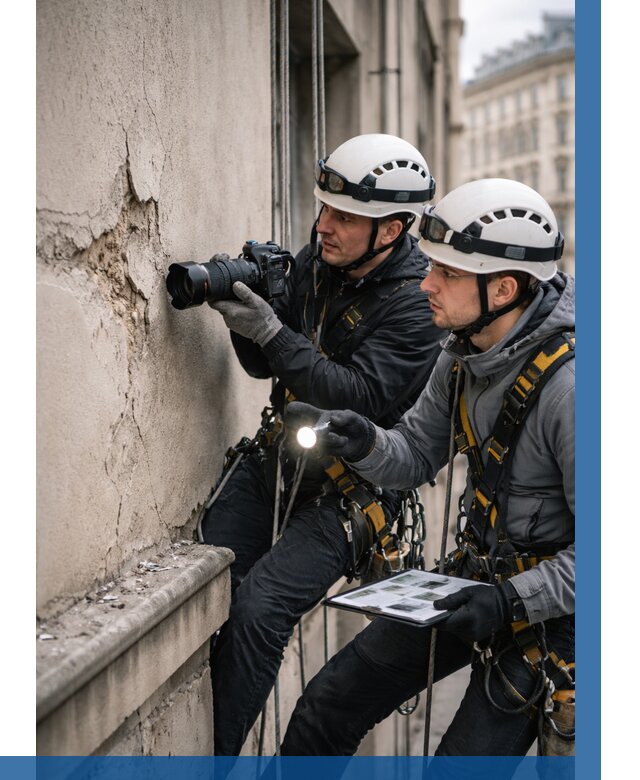 Фотофиксация дефектов фасада в Верхнем Уфалее от 4605 р. | ВЫСОТНИК-Врф