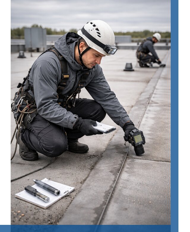 Обследование кровли на протечки в Верхнем Уфалее от 4605 р. | ВЫСОТНИК-Врф