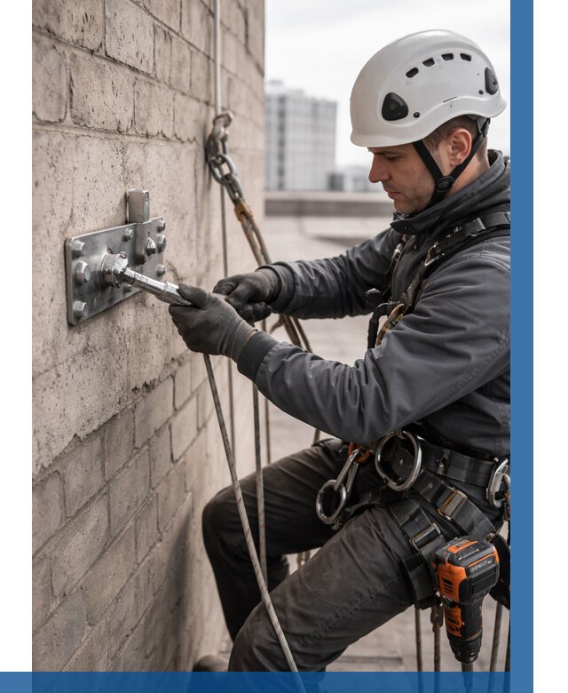 Установка анкерных точек в Верхнем Уфалее от 3582 р. | ВЫСОТНИК-Врф