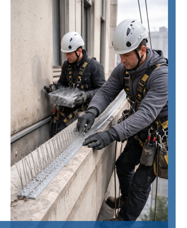 Установка шипов от птиц в Верхнем Уфалее от 870 р. | ВЫСОТНИК-Врф