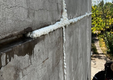 Утепление межпанельных швов